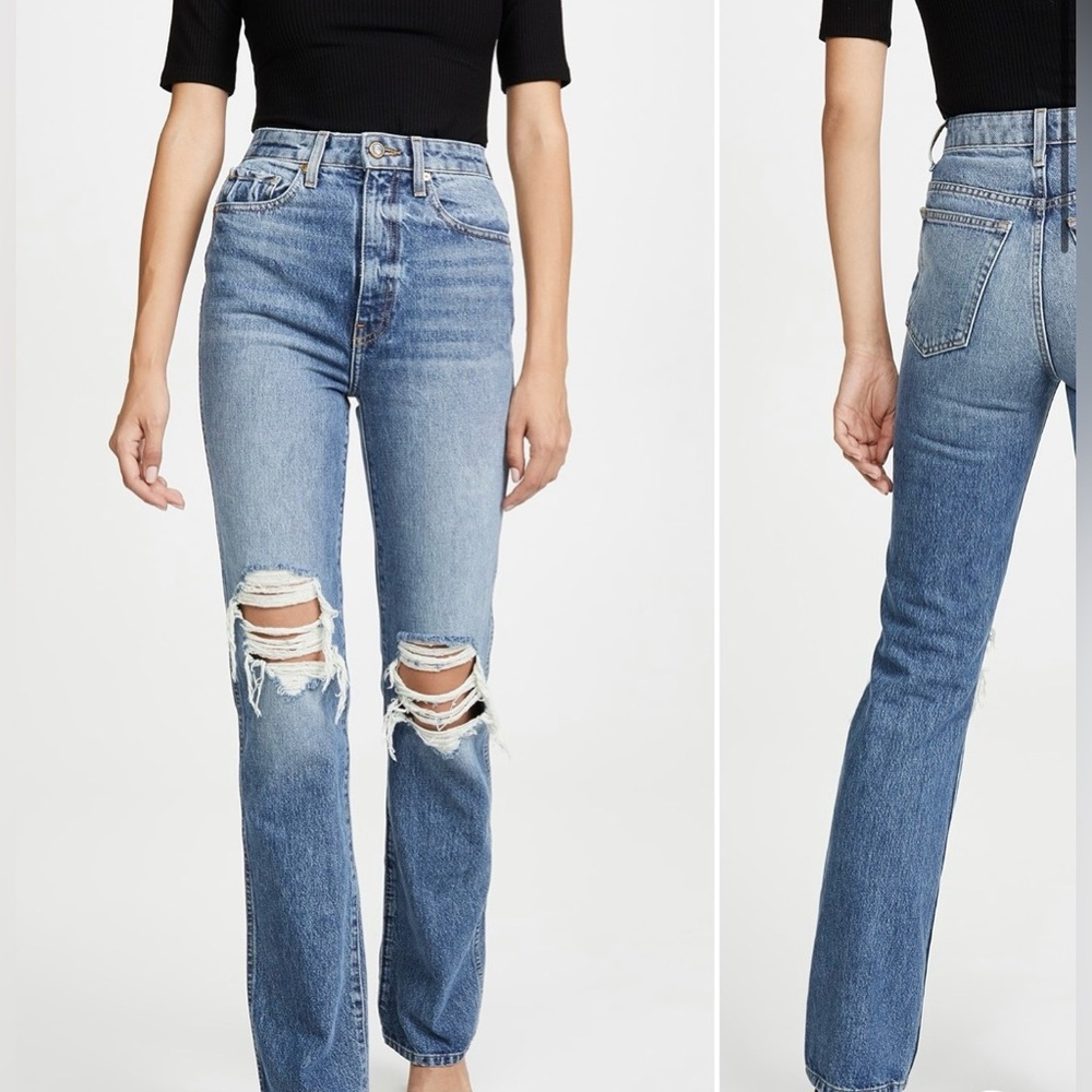 KHAITE High-rise Stovepipe Jeans - 26